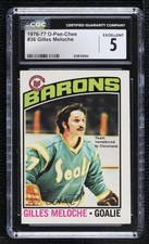 1976-77 O-Pee-Chee Gilles Meloche #36 CGC 5 16jy