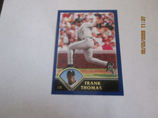 FRANK THOMAS WHITE SOX 2002 TOPPS BASE CARD #109