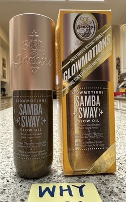 Sol De Janeiro Glowmotions SAMBA SWAY Glow Oil 2.5oz/75mL FULL SZ HARD TO FIND