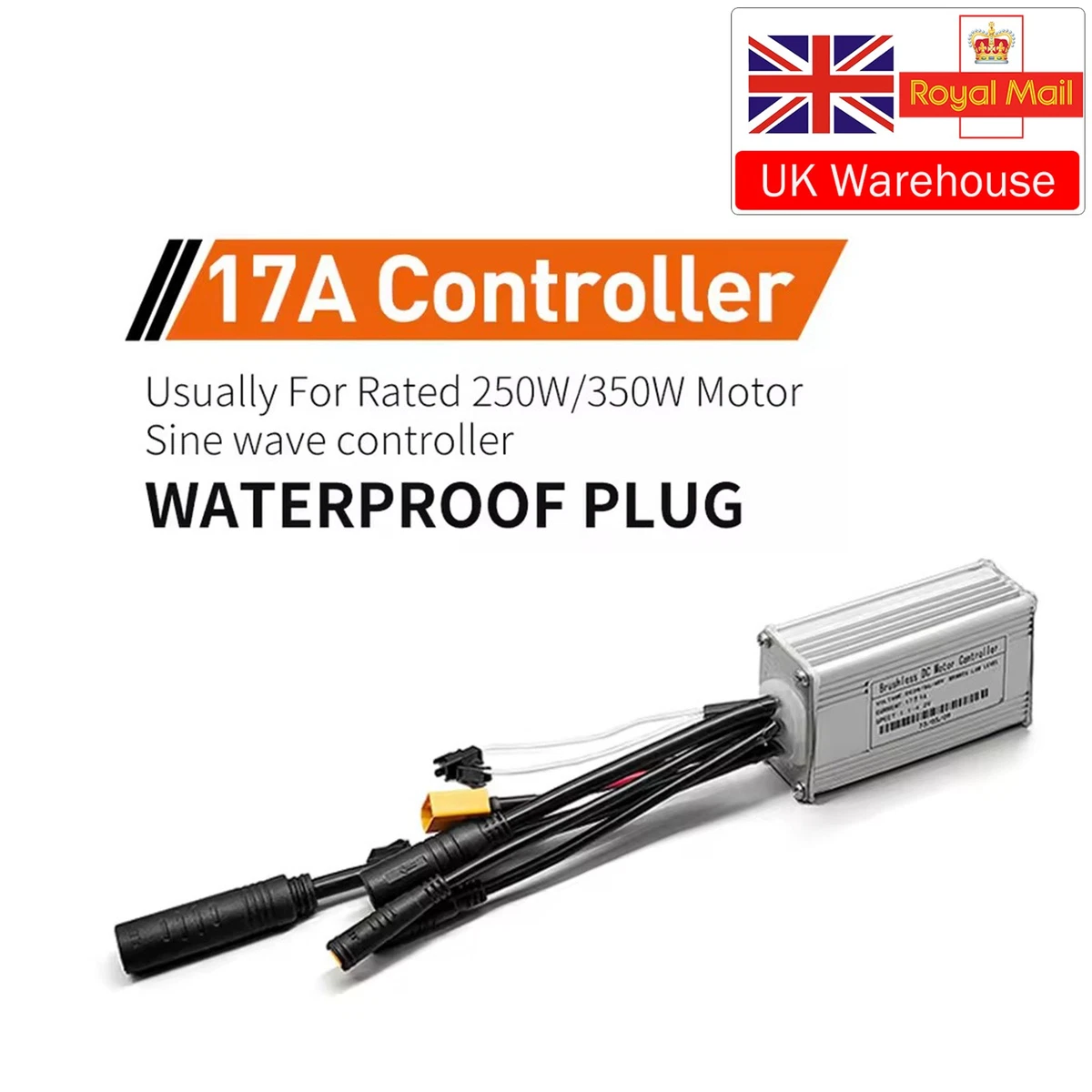 Jadeshay Motor Controller - 250W/350W E-bike Speed Controller LED