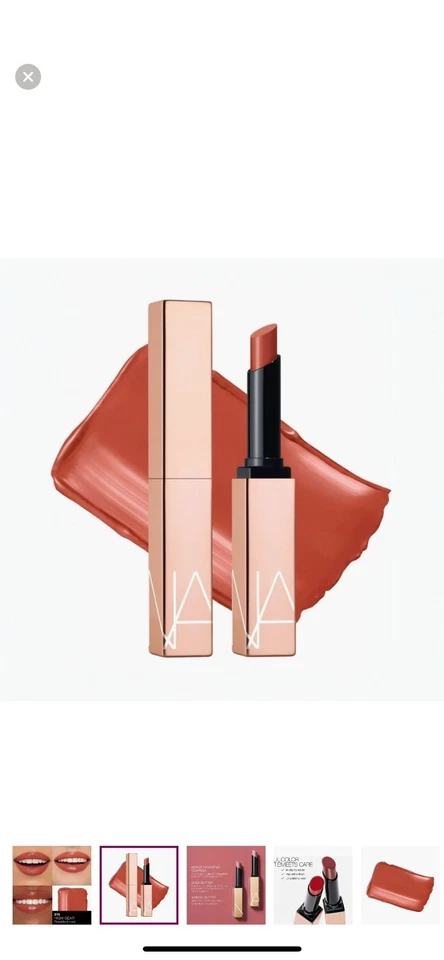 NARS Afterglow Sensual Shine Hydrating Lipstick - HIGH GEAR (coral) NEW IN BOX - Image 2 of 4
