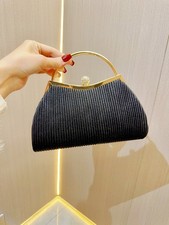 Rhinestone Evening Clutch Purse Sparkle Bling Small Chain Bag for Wedding Party