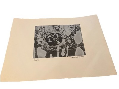 Ronald Mallory Etching On Paper Organa Signed Numbered Circa 1968