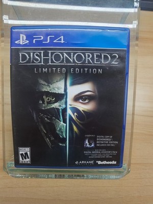 PS4 DISHONORED 2 LIMITED EDITION - 2016 - TESTED/WORKING