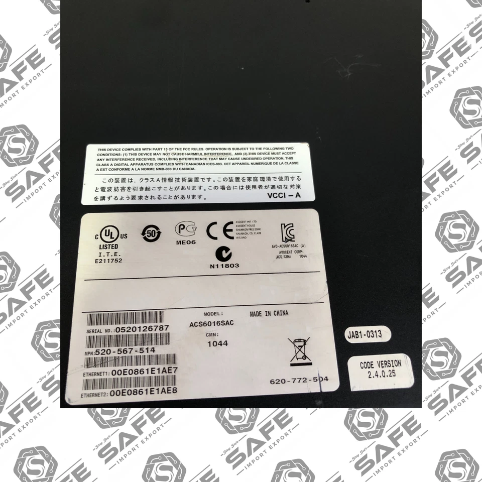 Avocent ACS6016SAC 16 Port Console Server - Image 4 of 4