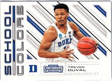 2018 Panini Contenders Draft Picks #22 Trevon Duval School Colors