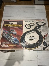 TYCO HO Racing Track Set 8807 International 100 With Original Cars TESTED 