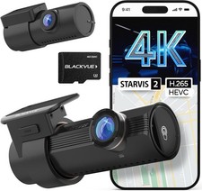 BlackVue DR970X-2CH Plus II 64GB 4K HDR Cloud Dash Cam  Sony STARVIS 2  New