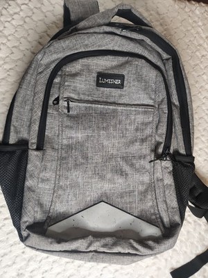 Authentic Lumesner Brand Men's Gray School Hiking Backpack Standard Size Casual