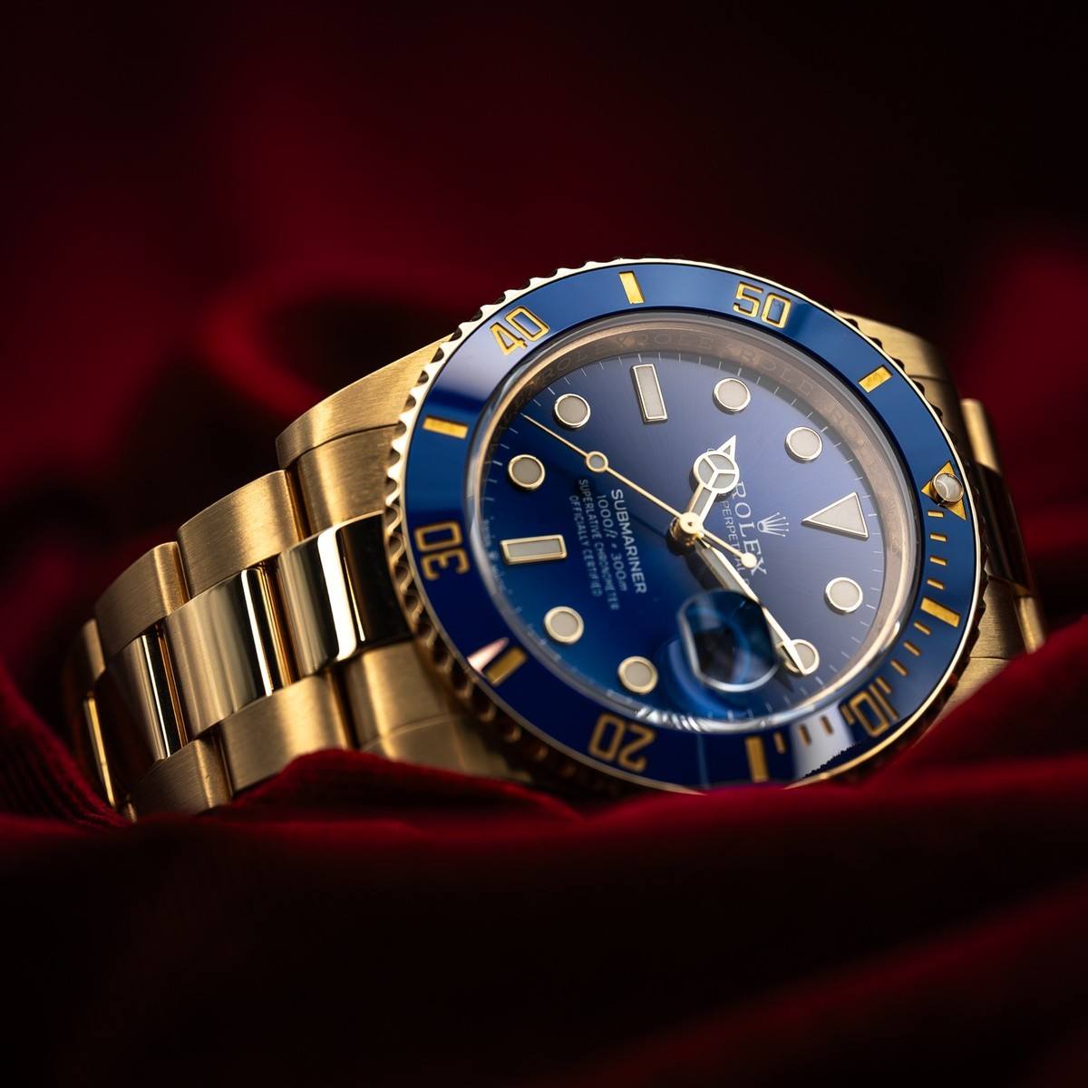 Rolex Submariner Date 126618LB “Bluesy” 18K Yellow Gold w/ Box