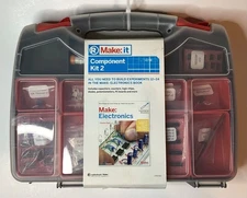 NEW RADIOSHACK MAKE: IT ELECTRONICS COMPONENT KIT 2- LEARNING BY DISCOVERY