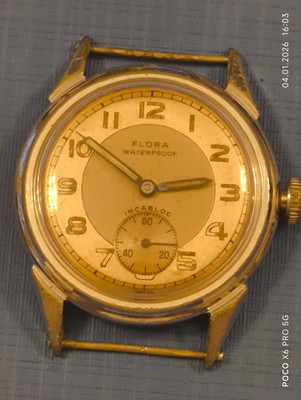 Flora Incabloc wrist watch 29,2 mm working