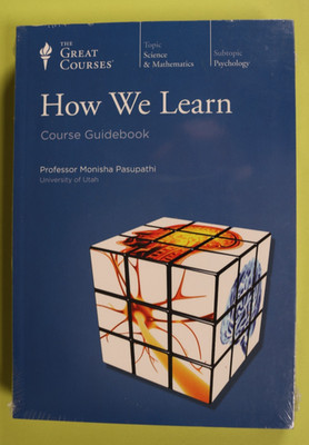 The Great Courses - How We Learn (DVD, Course Guidebook) *NEW & SEALED*