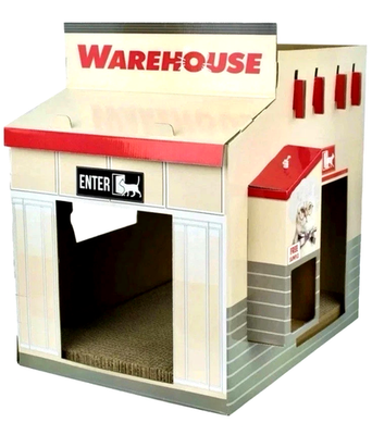 アメリカ コストコ WAREHOUSE キャットスクラッチャー Warehouse Cat Scratcher Double Decker House 19