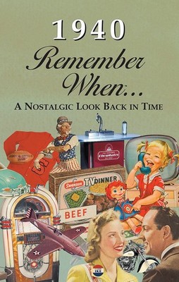 KardLet 1940 REMEMBER WHEN CELEBRATION Birthdays, Anniversaries, Reunions, H...
