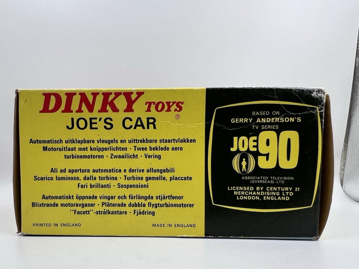 Dinky Toys 102 Joe 90'S Car, Original, Boxed, Vintage, Gerry