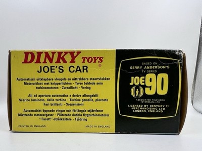 Dinky Toys 102 Joe 90'S Car, Original, Boxed, Vintage, Gerry
