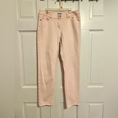 J. McLaughlin Watson Blush Straight Leg Jeans Size 6