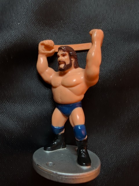 1991 WWE WWF Hacksaw Jim Duggan Hasbro Royal Rumble Mini Wrestling Figure