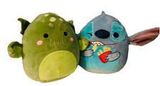 NEW Squishmallows Disney Stitch with French Fries 8  Plush and Noro the Cthulhu
