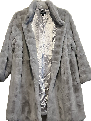 Jones New York Women's Winter Church Formal Faux Fur Coat Jacket plus 3X 4X  new