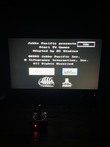 Atari Joystick Plug and Play 10-in-1 Joystick Game 2002 Jakks Pacific No Cover - Picture 8 of 12