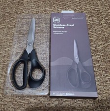 Tru Red Scissors Straight Handle Stainless Steel 8" TR55032 Ergonomic Handle