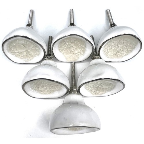 SETS OF 6 AND 10 CUPBOARD KNOBS & DRAWER PULLS Gold Silver Bee Ceramic Brass - Picture 128 of 215
