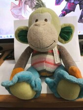 Peluche Happy Horse Scimmia Colorata e Imbottita