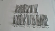 16  3" Pinch Pleat Drapery Hooks that Lock 4 Prong  1" drop