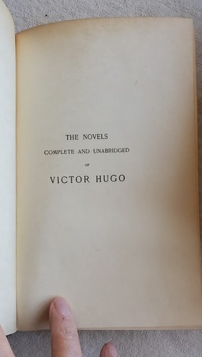 1892 4 v. Toilers of the Sea, V. Hugo Leather, #2 of Ltd. Ed. of 10, Doublures - Picture 7 of 11