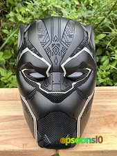 Black Panther Erik Killmonger Cosplay Helmet FRP Full Mask Halloween Party Props