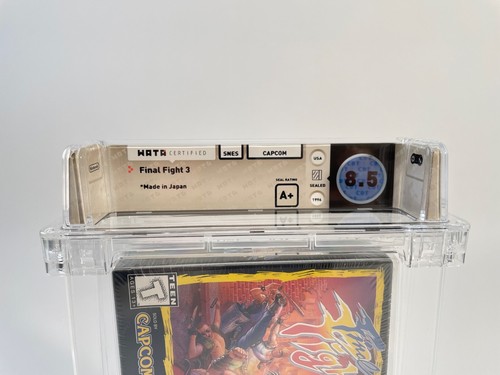 Super Nintendo Final Fight 3 - WATA graded 8.5 A+ New Sealed, only one better! - Picture 5 of 11