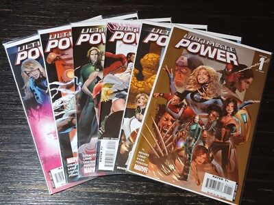 ULTIMATE POWER LOT OF 6 #1 #2 #4 #5 #6 NM- or so MARVEL COMICS 2006 NICE!