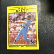 B41a #552 George Brett Kansas City Royals 1991 fleer