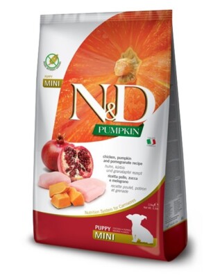 FARMINA N&D Pumpkin Dog Puppy Mini chicken, pumpkin & pomegranate 2.5 kg