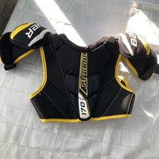 Bauer Supreme Junior 170 Ice Hockey Shoulder Pads, Yellow/Black, Small S 1045380