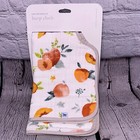 New Little Unicorn Single 100% Cotton Muslin Burp Cloth Georgia Peach Print
