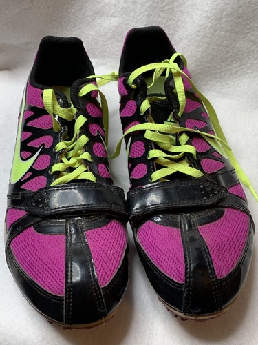Nike Mujer Talla 8 Zoom Rival S Púrpura Azul atletismo Botines De Correr  Spike | eBay