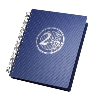Safe TOPset Spiral-Album für 2 Euro Münzen, blau Nr. 7799 Neu