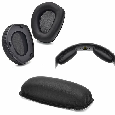 Ersatz-Ohrpolster Für Sennheiser HDR RS165 RS175 RS185 RS195 – Graues Leinen, Weich & Langlebig