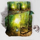 Leaves Sun Earth 3D Printing Duvet Quilt Doona Covers Pillow Case Bedding Sets