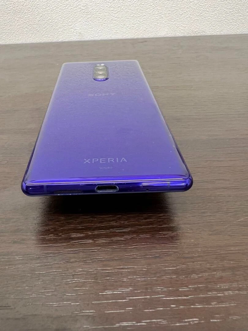 SONY XPERIA 1 SOV40 AU Unlocked Purple Cell Smart phone Android