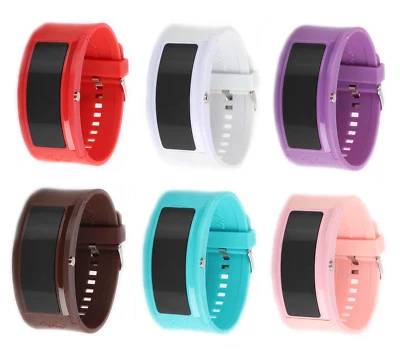 Pollmann Innovation Modern LED Uhr Silikon Design XXL Uhren Unisex Damen Groß - Bild 1 von 3