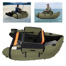 Outdoor Inflatable Fishing Boat 90-180 Adjustable Backrest 130kg/286.6lbs Load