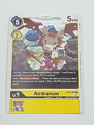 Digimon TCG Airdramon NM