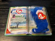 Peanut the Royal Blue Elephant McDonalds Legends ty Teenie Beanie Babies 2000