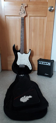 Lyon Electric Guitar with Amp, Tuner, Carrying Bag-Lyon by Washburn Guitar  