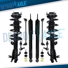 Front Struts w/Coil Spring Rear Shocks Sway Bars for 2013 2014 2015 Honda Civic