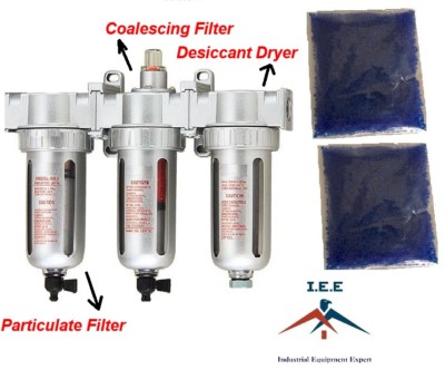 1/2'' COMPRESSED AIR INLINE FILTER/DESICCANT DRYER 3 STAGE GOOD FOR PLASMA CUTTER